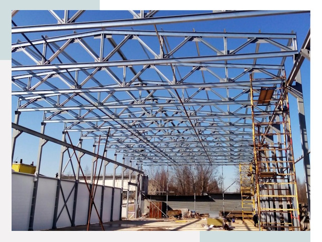 Строительство цехов в Чехов от 610 руб. под ключ