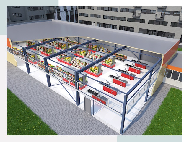 Строительство магазинов в Чехов от 610 руб. за м²