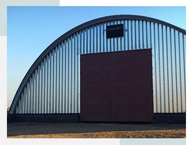 Бескаркасные ангары в Чехове
