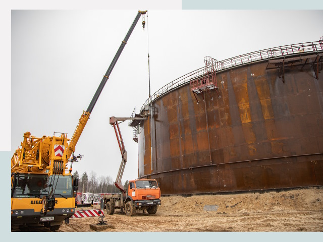 Монтаж резервуаров в Чехове от 610 руб. за м³