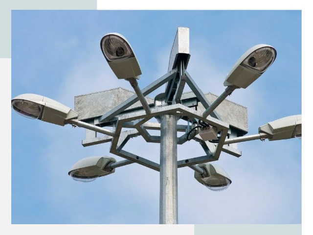 Монтаж осветительных мачт в Чехове