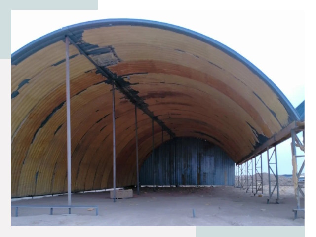 Реконструкция ангаров в Чехове